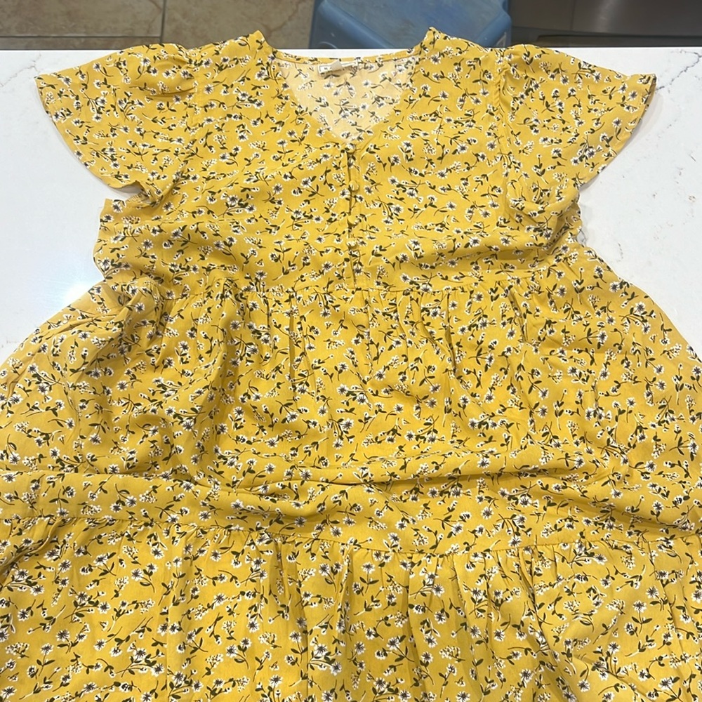 Hayden Girls short sleeve tiered dress